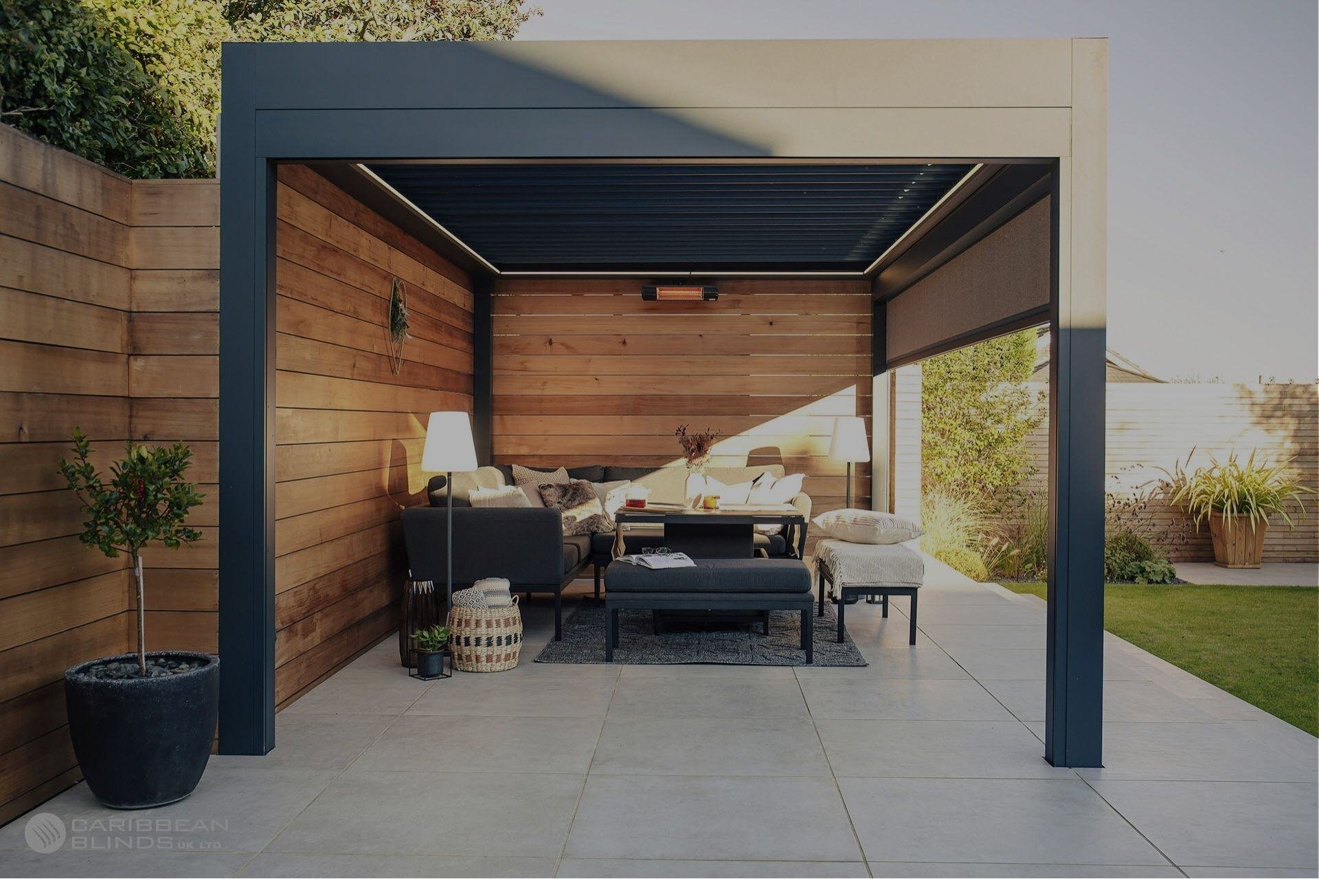 CB - Prestige Outdoor Living Pod - Grey - 36 - OVERLAY