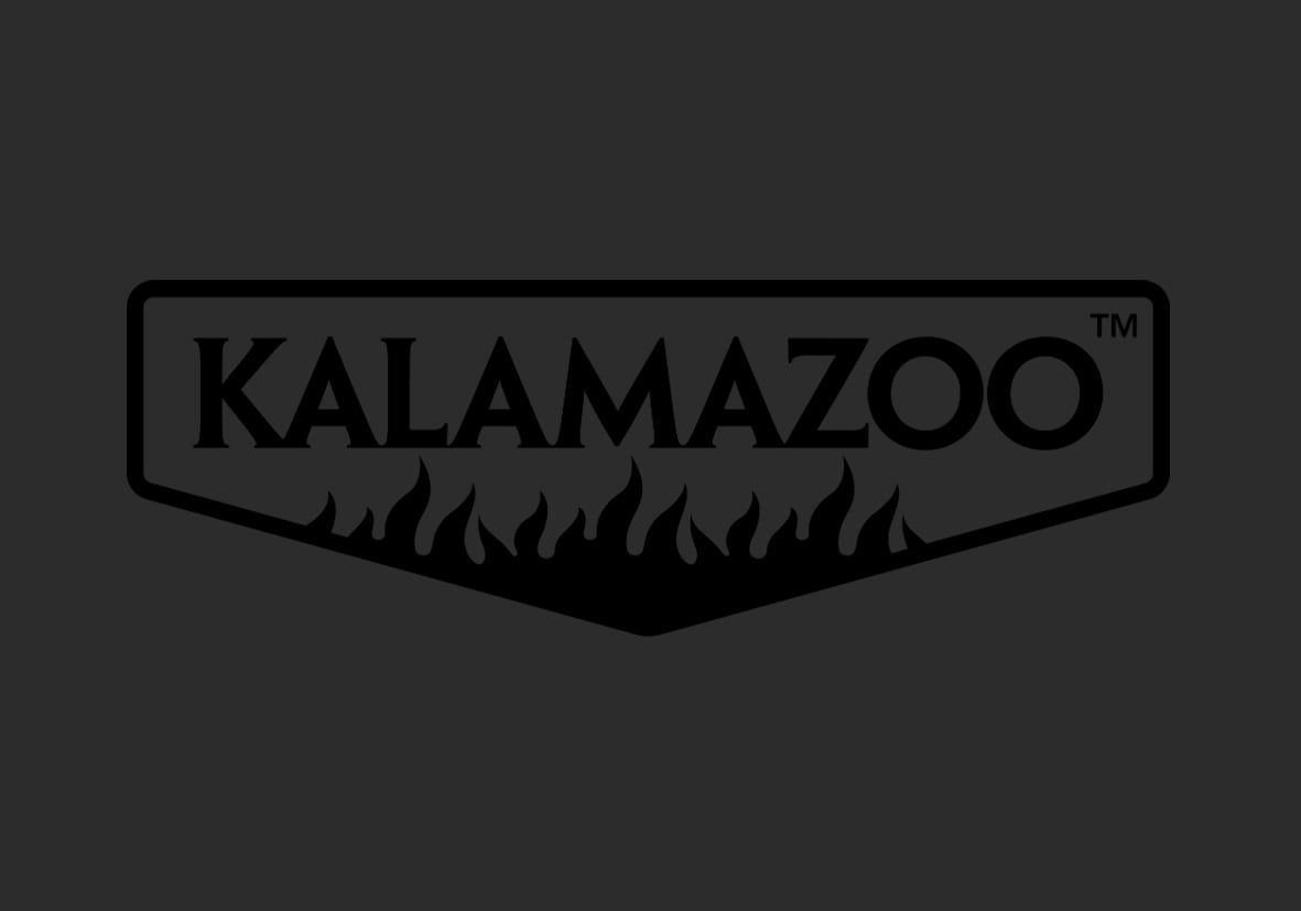 Kalamazoo Logo Black on Grey