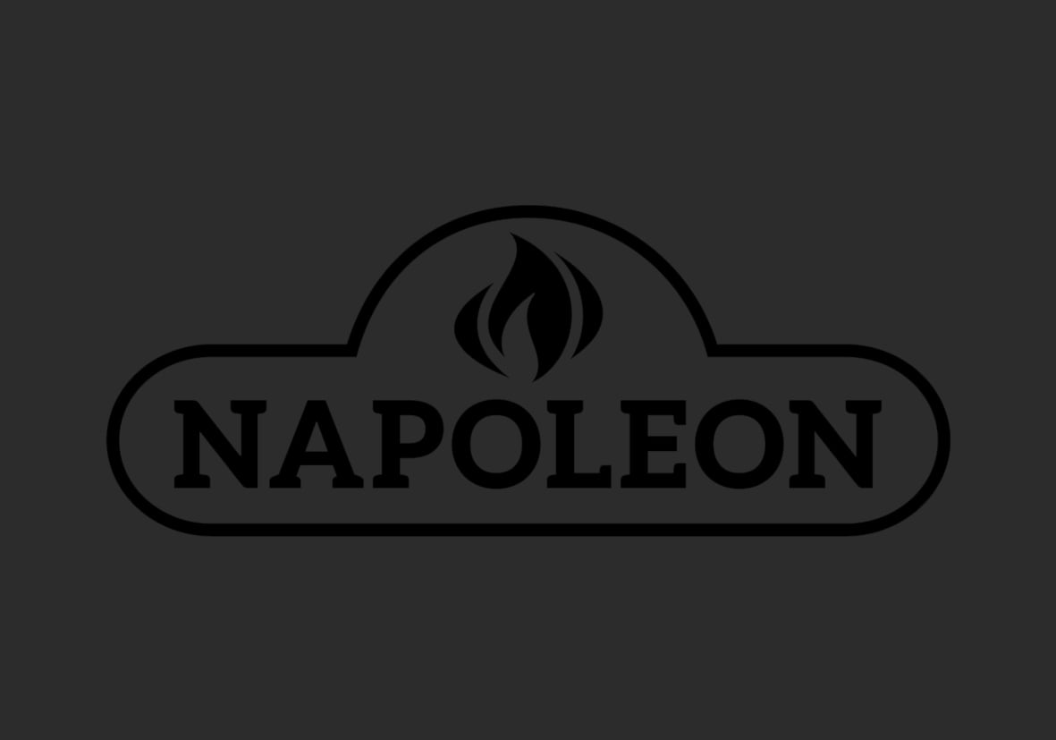 Napoleon Logo Black on Grey
